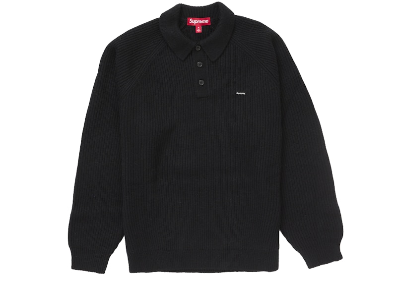 Supreme Small Box Polo Sweater (FW24) Black