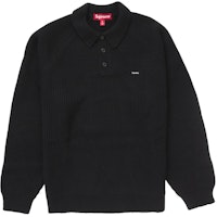 Supreme Small Box Polo Sweater (FW24) Black Supreme Small Box Polo Sweater (FW24) Black