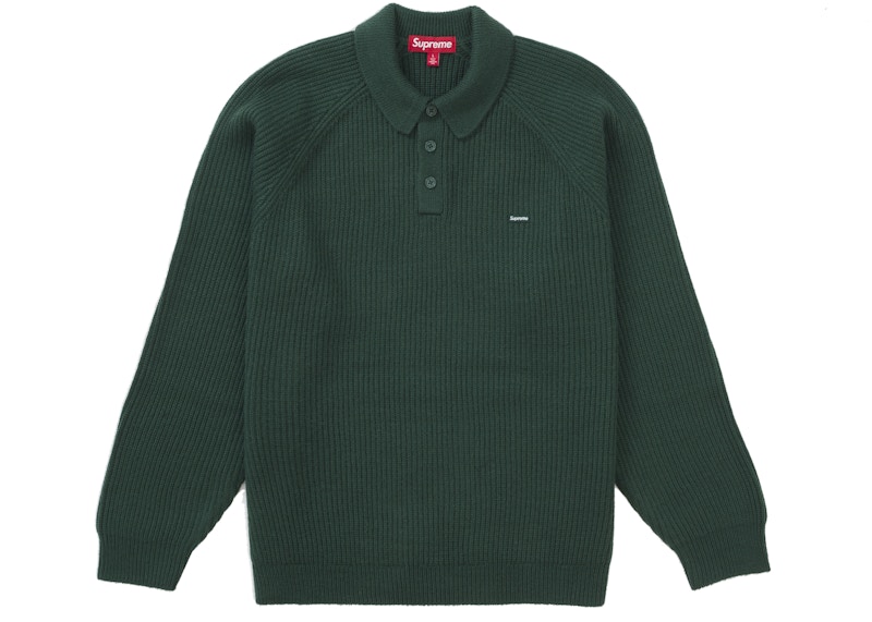 Supreme Small Box Polo Sweater (FW24) Green