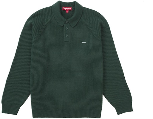 Supreme Small Box Polo Sweater (FW24) Hijau. Buy Supreme Small Box Polo Sweater (FW24) Hijau.