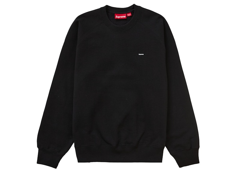 Supreme Small Box Raglan Crewneck Black
