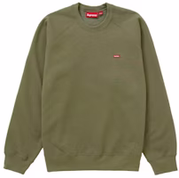 Supreme Small Box Raglan Crewneck Light Olive Supreme Small Box Raglan Crewneck Light Olive