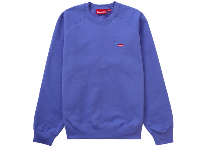 Supreme Small Box Raglan Crewneck Violet