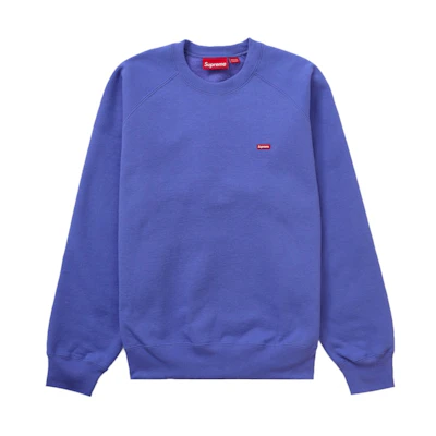 Supreme Small Box Raglan Crewneck Violet
