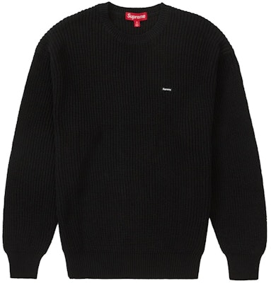 Supreme小箱标针织毛衣黑色 Buy Supreme小箱标针织毛衣黑色