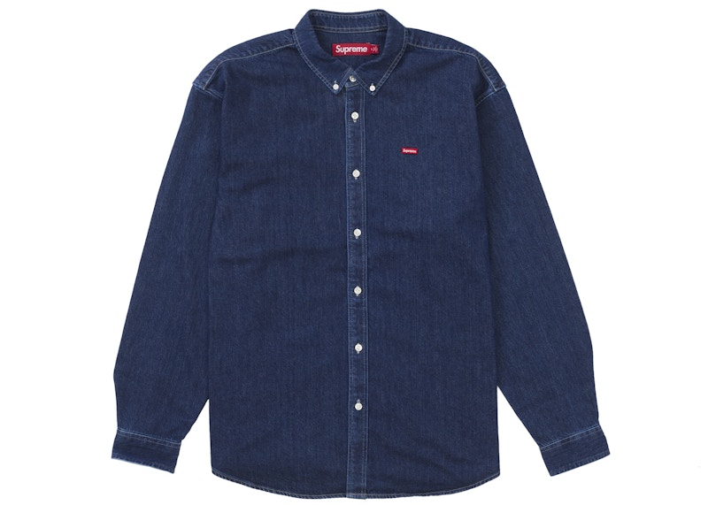 Supreme Small Box Shirt (FW24) Rinsed Denim