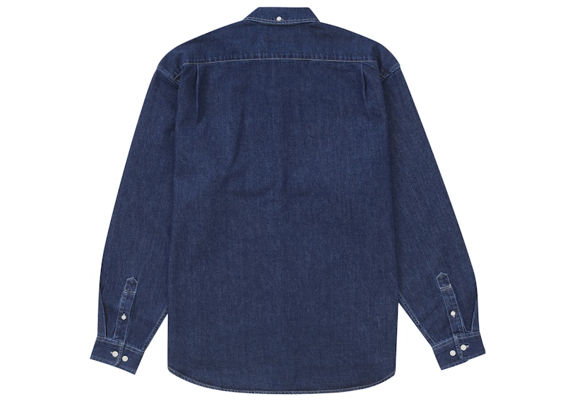 Order Supreme 小盒標襯衫 (FW24) 磨洗牛仔布