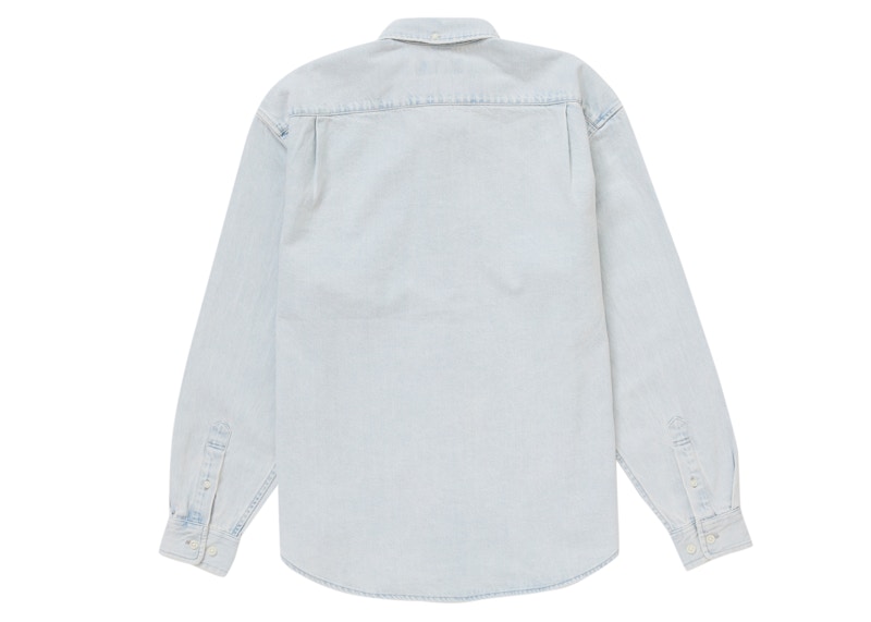 Order Supreme Small Box Shirt (FW24) Denim Terbaru