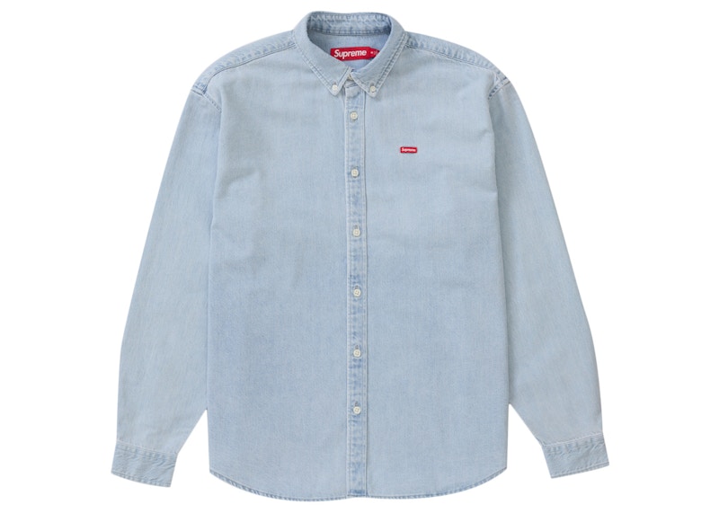 Supreme Small Box Shirt (SS24) Washed Blue
