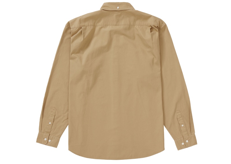 Order Supreme Small Box Shirt Tan