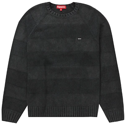 Supreme Small Box Stripe Sweater Black Buy Supreme Small Box Stripe Sweater Black