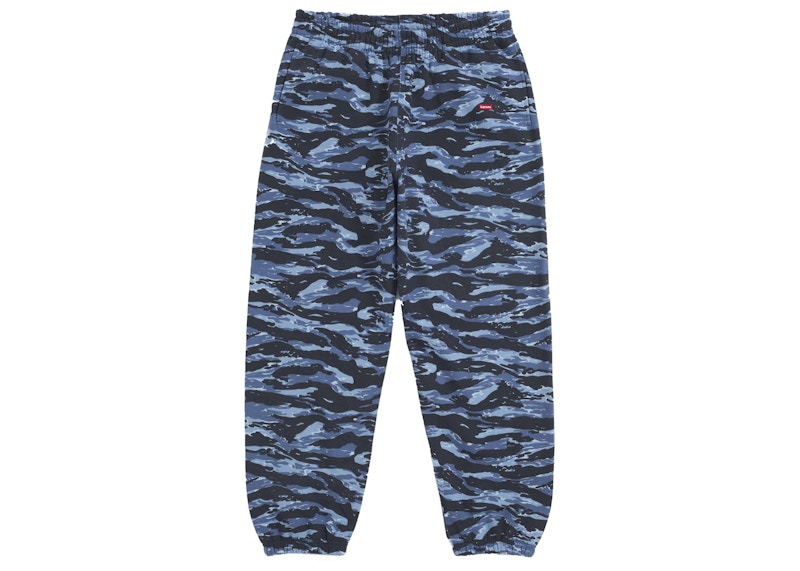 Supreme Small Box Sweatpant (FW24) Blue Tiger Camo