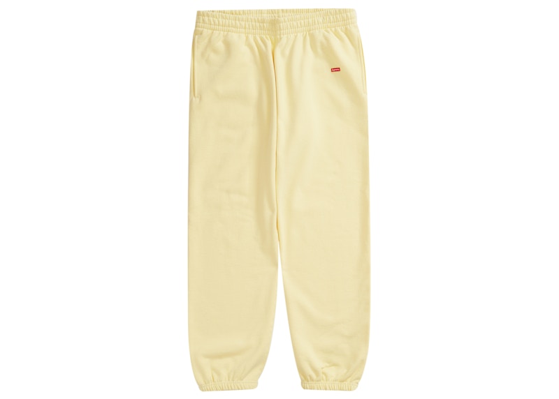 Supreme Small Box Sweatpant (SS23) Light Yellow