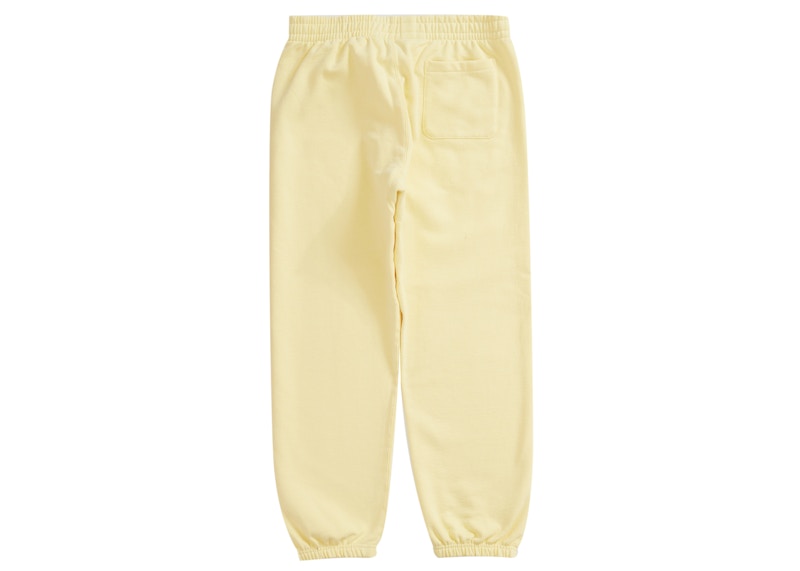 Supreme Small Box Sweatpant (SS23) Light Yellow 圖 2