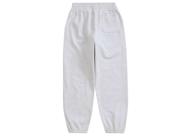 Order Supreme Small Box Sweatpant (SS24) Kelabu Abu-Abu.