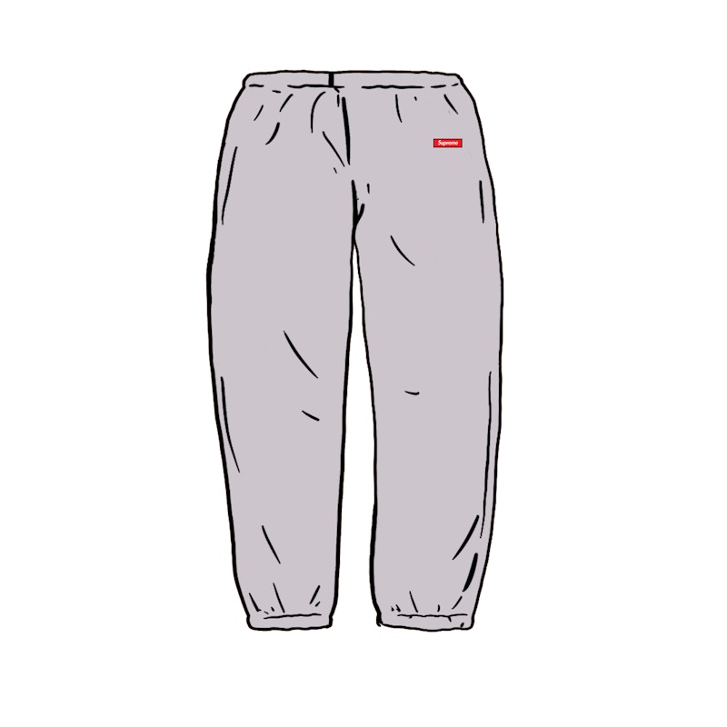 Buy Supreme Celana Panjang Kecil Kotak Abu-abu