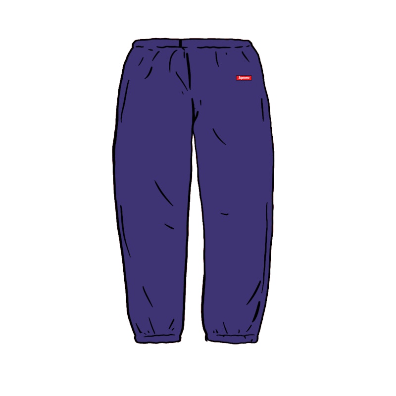 Buy Supreme Pantalón Jogger Caja Pequeña Azul Lavado