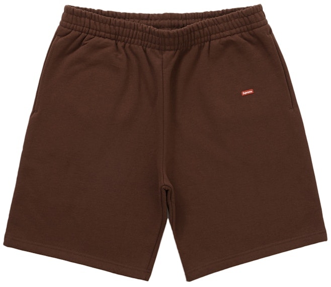 supreme-small-box-sweatshort-fw-22-brown