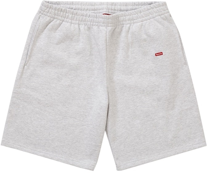 supreme-small-box-sweatshort-fw-22-heather-grey