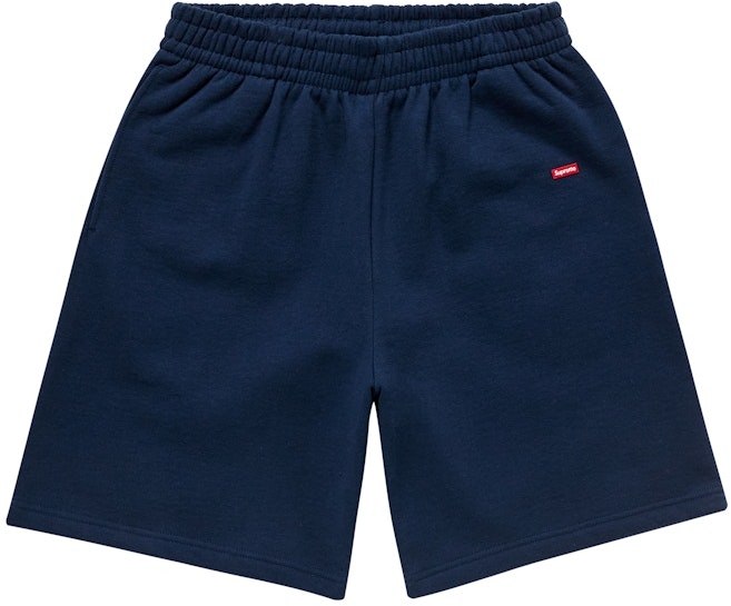 supreme-small-box-sweatshort-fw-24-navy