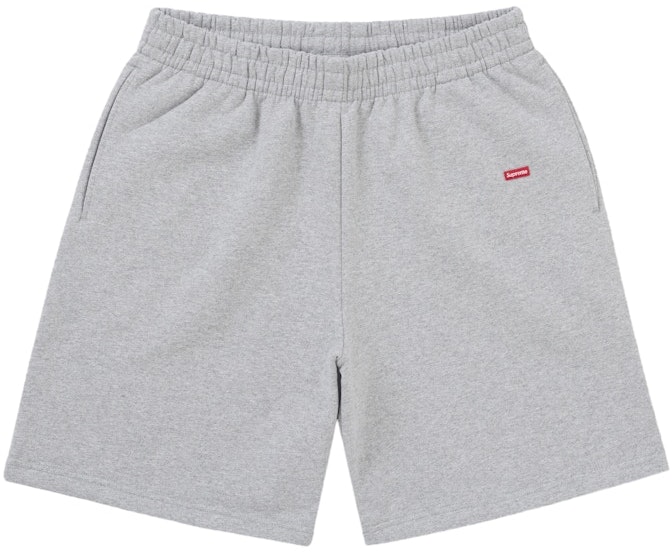 supreme-small-box-sweatshort-ss-25-heather-grey