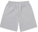 Order Supreme Small Box Sweatshort (SS25) Heather Grey Seluar Pendek Kelabu.