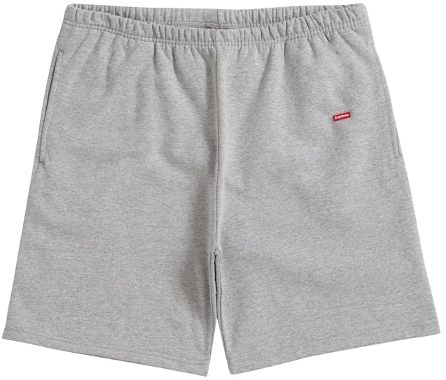 supreme-small-box-sweatshort-heather-grey