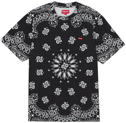 Supreme Small Box Tee Black Bandana Buy Supreme Small Box Tee Black Bandana