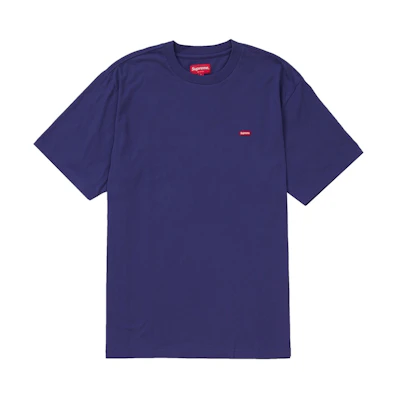 Supreme Small Box Tee Washed Navy