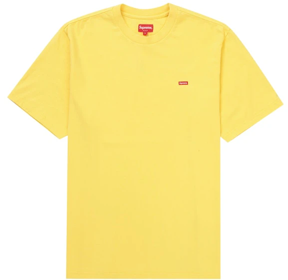 supreme-small-box-tee-yellow
