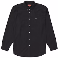 Supreme Small Box Twill Shirt Black Supreme Small Box Twill Shirt Black