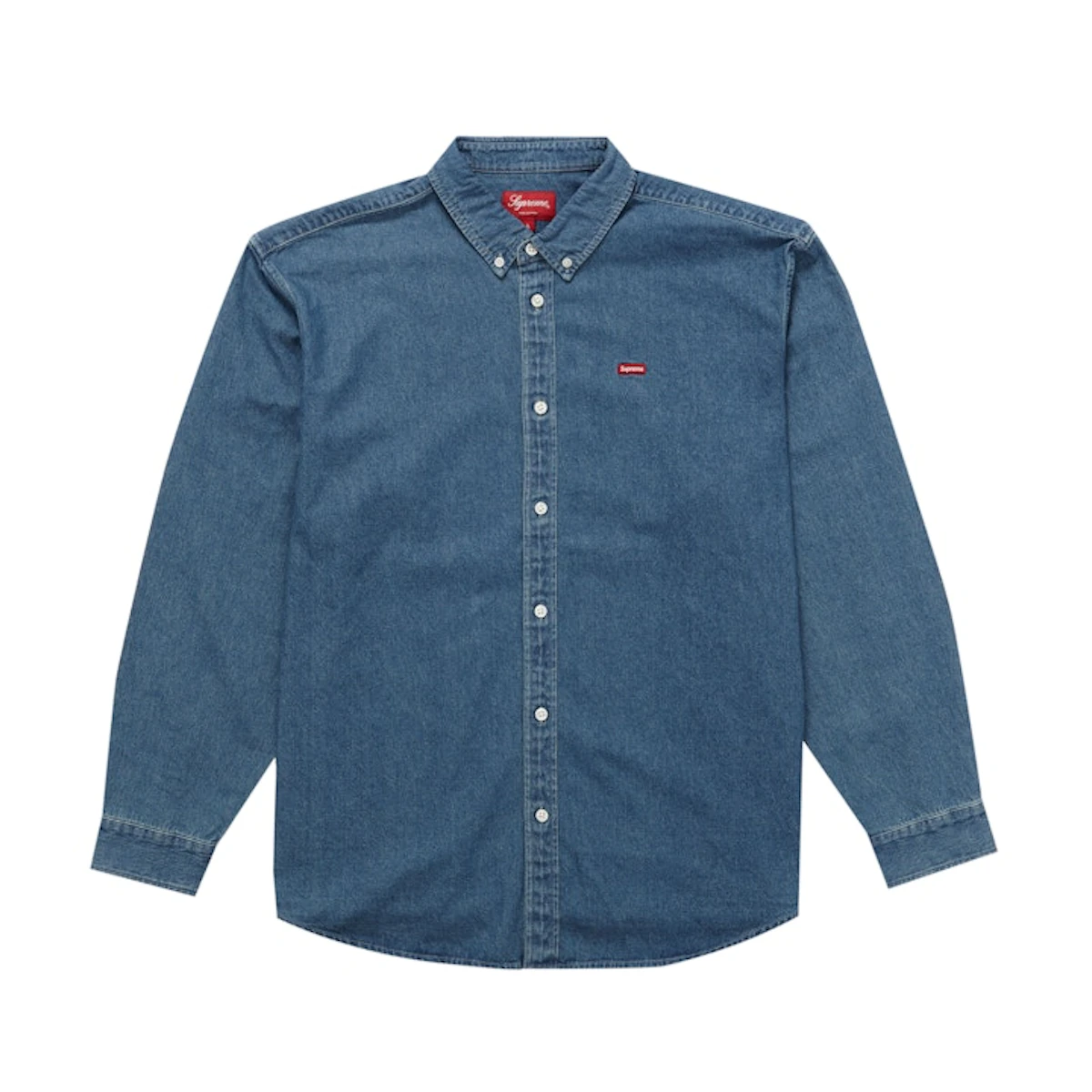 Buy Supreme Small Box Twill Shirt Denim - Novelship Buy Supreme Small Box Twill Shirt Denim - Novelship
