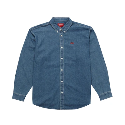 Supreme Small Box Twill Shirt Denim