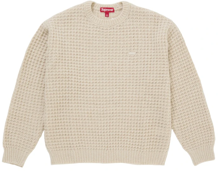 supreme-small-box-waffle-sweater-natural