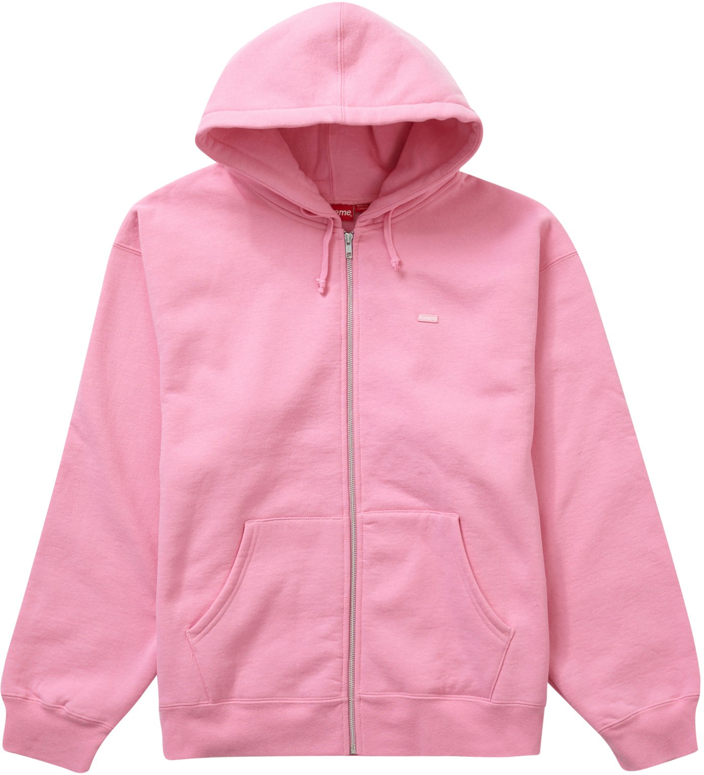 Supreme Small Box Zip Up Hooded Sweatshirt (FW23) Pink - Novelship