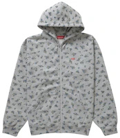 Supreme Small Box Zip Up Hooded Sweatshirt (FW23) Flowers Supreme Small Box Zip Up Hooded Sweatshirt (FW23) Flowers