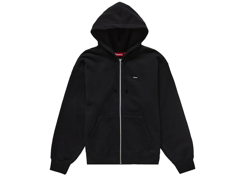 Supreme Small Box Zip Up Hooded Sweatshirt (FW24) Black