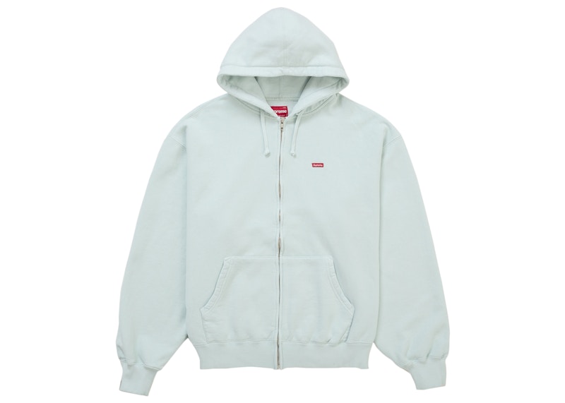 Supreme Small Box Zip Up Hooded Sweatshirt (FW25) Mint