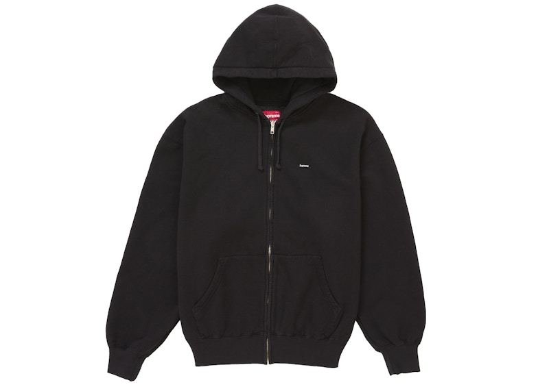 Supreme Small Box Zip Up Hooded Sweatshirt (FW25) Black