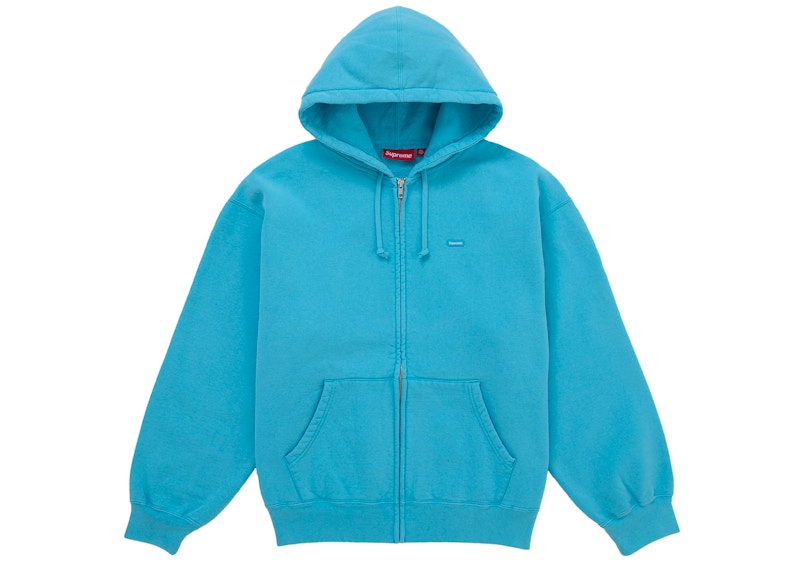 Supreme Small Box Zip Up Sweatshirt (SS26) Light Blue