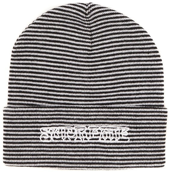supreme-small-stripe-beanie-white