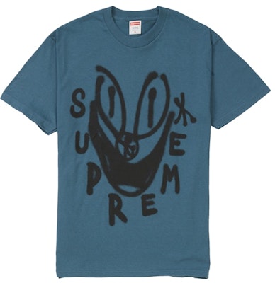 Supreme Smile Tee SLATE Buy Supreme Smile Tee SLATE