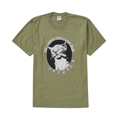 Supreme Smoke Tee (SS23) Light Olive