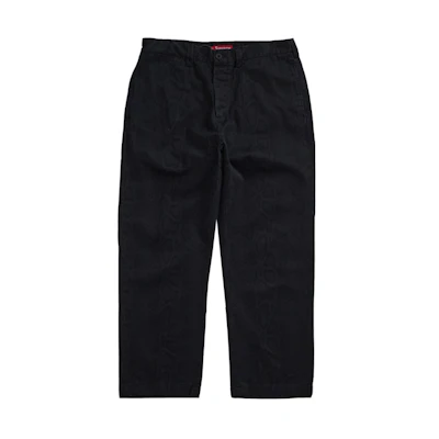 Supreme Snake Print Chino Pant Black