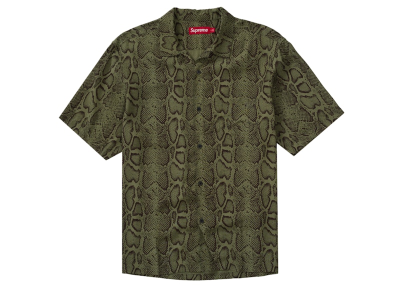Supreme Snake S/S Shirt Olive