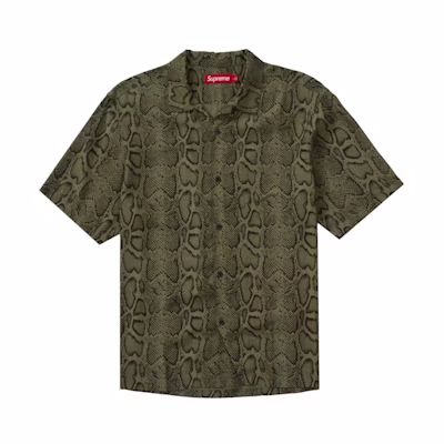 Supreme Snake S/S Shirt Olive