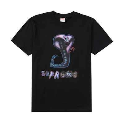 Supreme Snake Tee Black