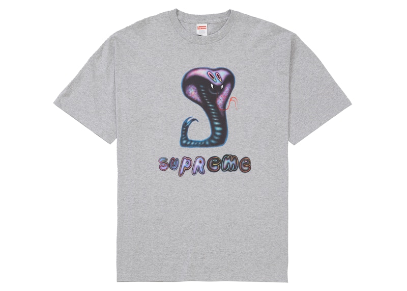 Supreme Snake Tee Heather Grey