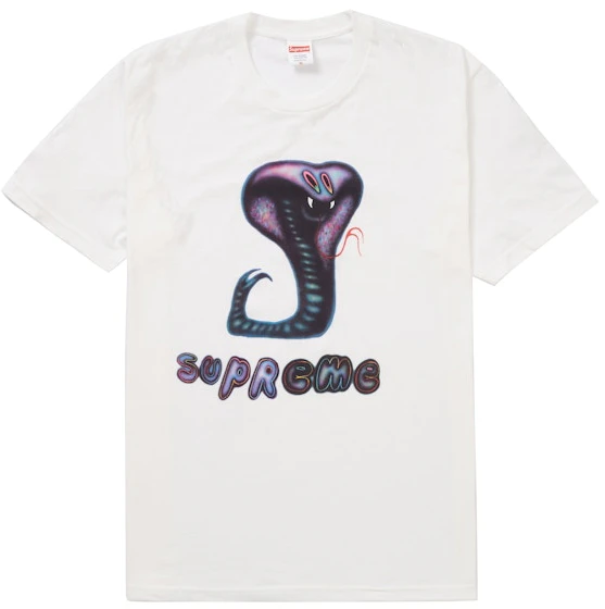 supreme-snake-tee-white