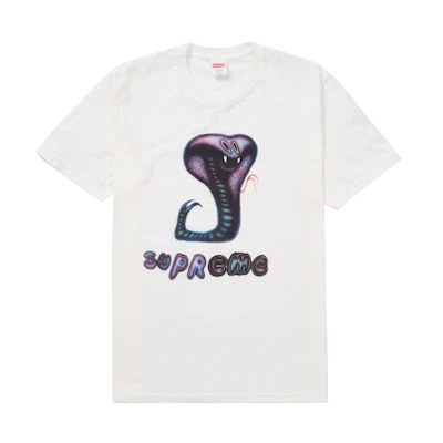 Supreme Snake Tee White